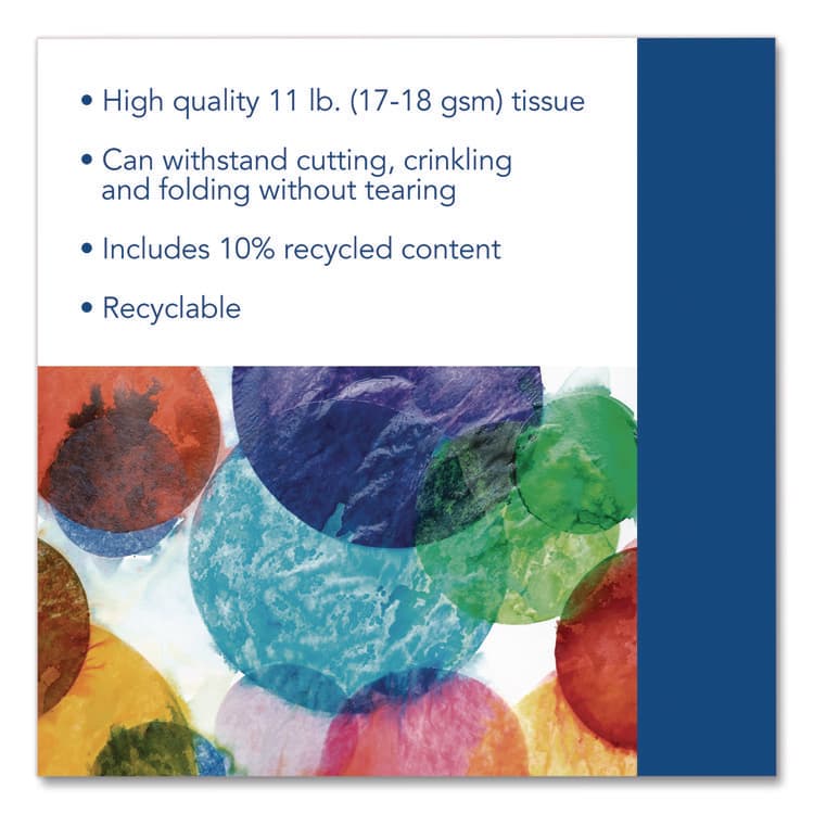 PACON CORPORATION Spectra Art Tissue, 23 lb Tissue Weight, 20 x 30, Medium Blue, 24/Pack (PACP0059342) thumbnail 4