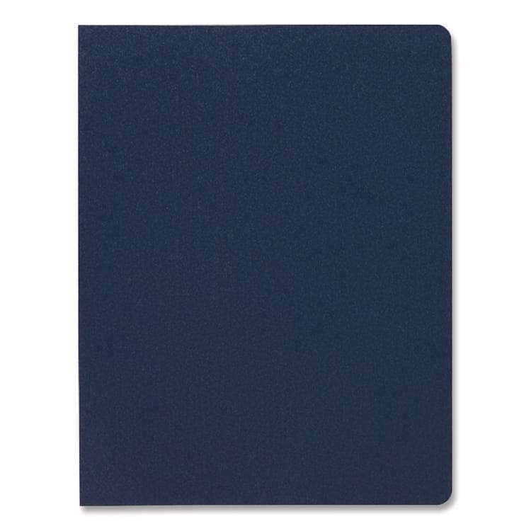 ACCO BRANDS, . Solids Presentation Covers for Binding Systems, Plastic, Round Corners, 11 x 8.75, Navy, 25/Pack (GBC25730)