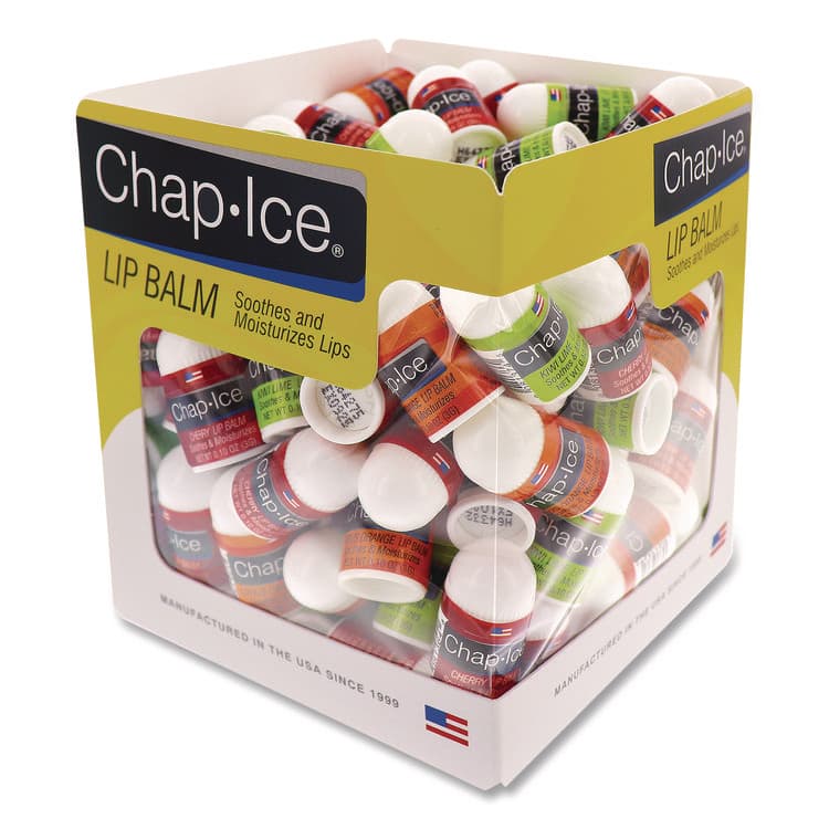 ORALAB'S, . Lip Balm, Cherry/Kiwi/Orange Flavors, 100/Box (LIA840FB)