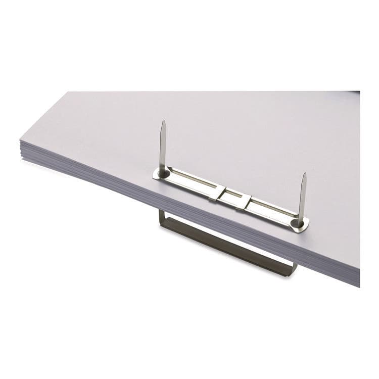 OFFICEMATE INTERNATIONAL CORP. Two-Prong File Fastener Sets, 2" Capacity, 2.75" Center to Center, Silver, 50/Box (OIC609114) thumbnail 3