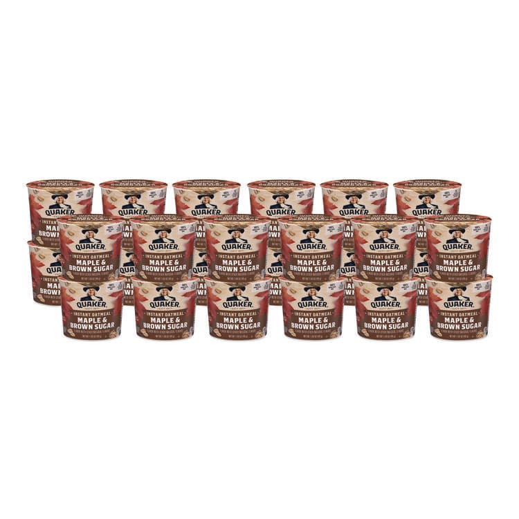 QUAKER OATS COMPANY Instant Oatmeal, Maple Brown Sugar, 1.69 oz Packet, 24/Carton (QKR570958)