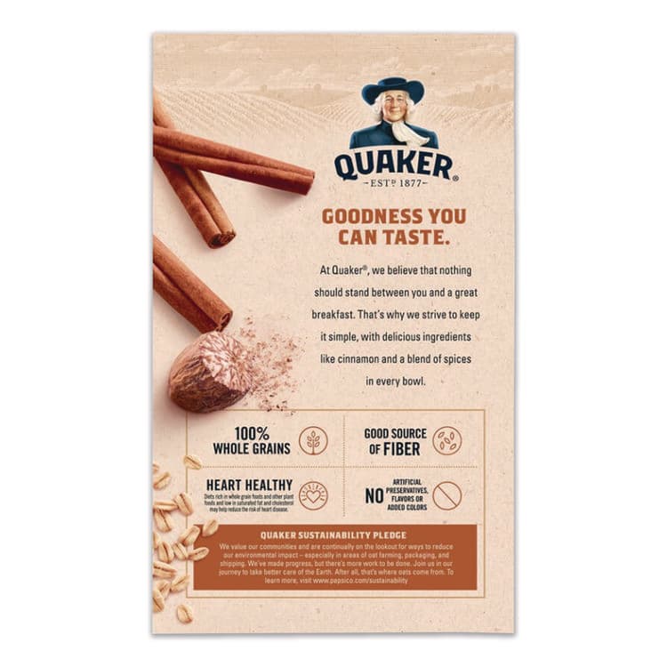 QUAKER OATS COMPANY Instant Oatmeal, Assorted Flavors, 1.51 oz Packet, 64/Carton (QKR2051065) thumbnail 4