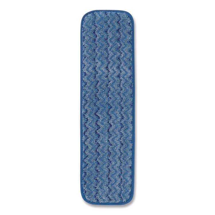 RUBBERMAID COMMERCIAL PROD. Microfiber Wet Mop Pad, 18", Blue (RCPFGQ41000BL00)
