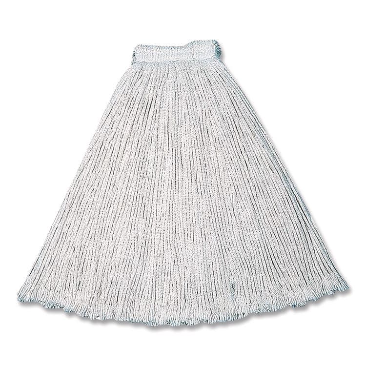 RUBBERMAID COMMERCIAL PROD. Value Pro Mop Head, Cotton, Small, White (RCPFGV11600WH00)