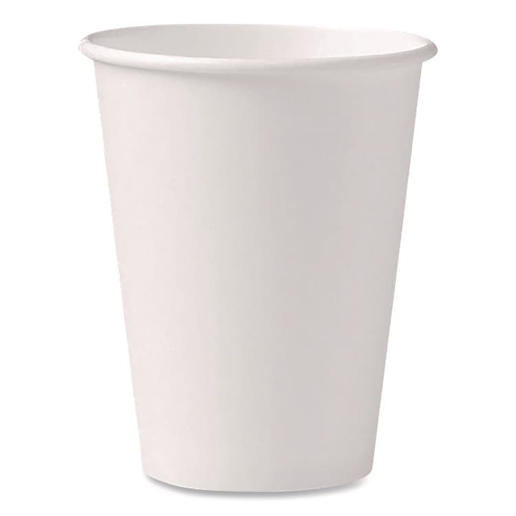 DART Paper Hot Cups, 12 oz, White, 50/Pack (SCC412WNPK)