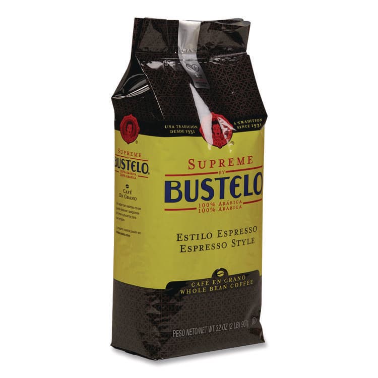 J.M. SMUCKER CO. Cafe Bustelo Whole Bean Coffee, Espresso, 32 oz Bag (FOL21892EA) thumbnail 2