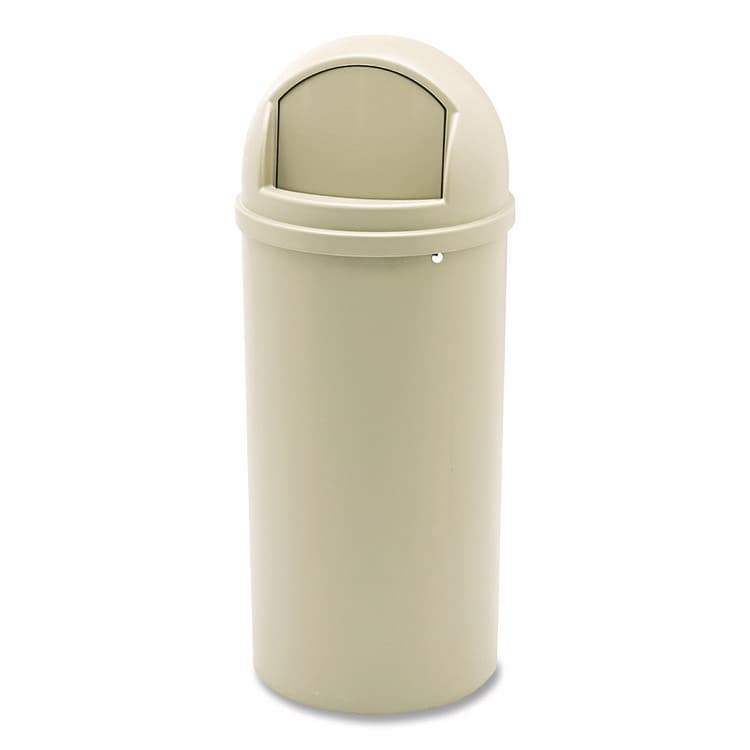 RUBBERMAID COMMERCIAL PROD. Marshal Classic Container, 15 gal, Plastic, Beige (RCP816088BG)