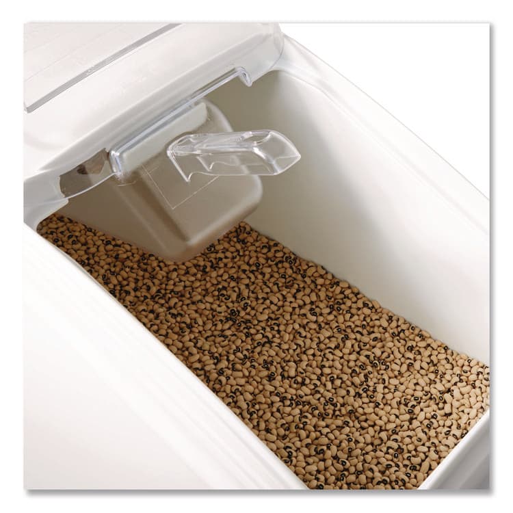 RUBBERMAID COMMERCIAL PROD. ProSave Mobile Ingredient Bin, 20.57 gal, 13.13 x 29.25 x 28, White, Plastic (RCP360088WHI) thumbnail 4