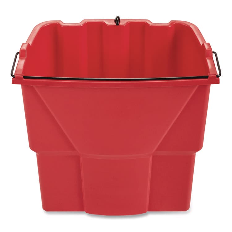 RUBBERMAID COMMERCIAL PROD. WaveBrake 2.0 Dirty Water Bucket, 18 qt, Plastic, Red (RCP2064907) thumbnail 4