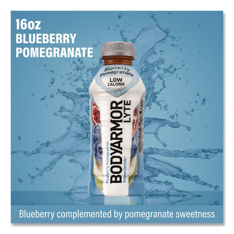 COCA-COLA LYTE Sports Drink, Blueberry Pomegranate, 16 oz Bottle, 12/Pack (BDA10002011) thumbnail 4