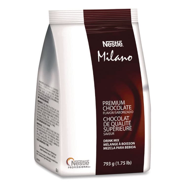 NESTLE Milano Premium Chocolate Hot Cocoa Mix, 28 oz Packet, 4/Carton (NES416818) thumbnail 2