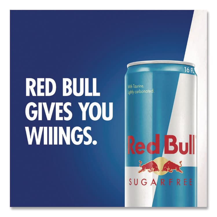 RED BULL GMBH Sugar-Free Energy Drink, 12 oz Can, 24/Carton (RDBRBDRB4817) thumbnail 4