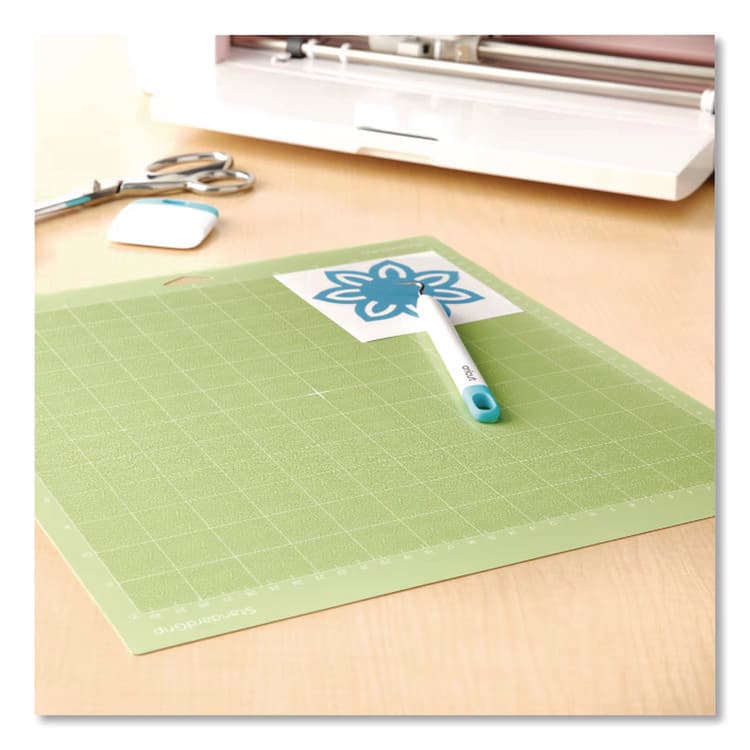PROVO CRAFT & NOVELTY, . StandardGrip Machine Mat, 1" Grid, 12" x 12", Green, 2/Pack (CCU2001974) thumbnail 3