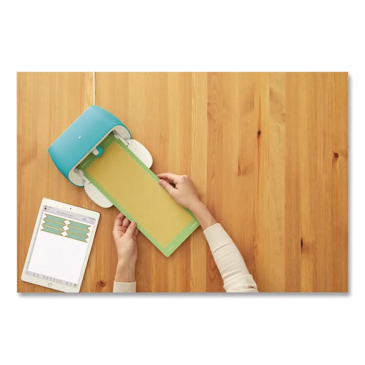 PROVO CRAFT & NOVELTY, . Joy StandardGrip Machine Mat, 1/2" Grid, Adhesive Backing, 4.5" x 12", Green (CCU2007932) thumbnail 3