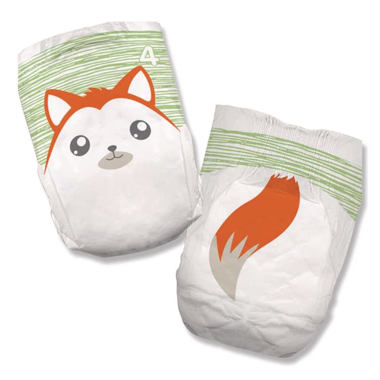 FIRST QUALITY PRODUCTS Premium Jumbo Diapers, Size 4, 22 lbs to 37 lbs, 124/Carton (CTJCR4001) thumbnail 2