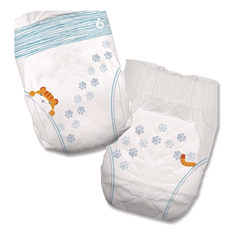 FIRST QUALITY PRODUCTS Premium Jumbo Diapers, Size 6, 35 lbs and Up, 92/Carton (CTJCR6001) thumbnail 3
