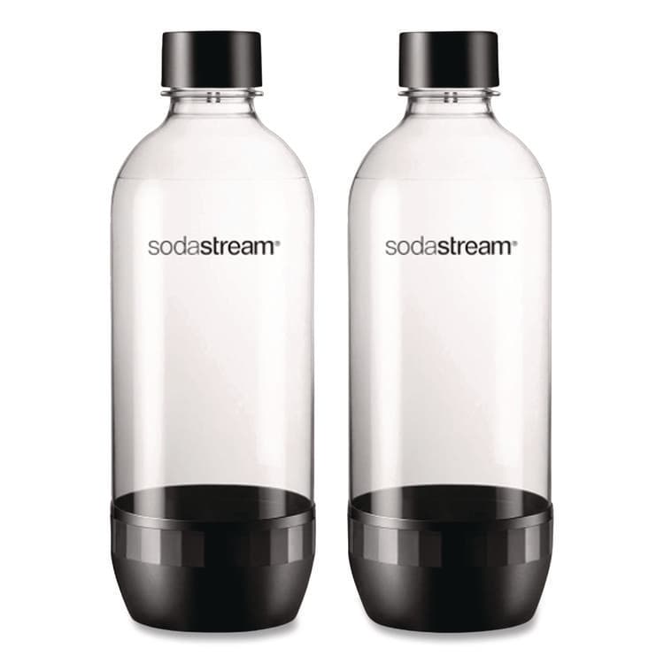 PEPSICO Carbonating Bottle Twin Pack, Plastic, 33 oz, Clear/Black (PEP1042221010) thumbnail 4