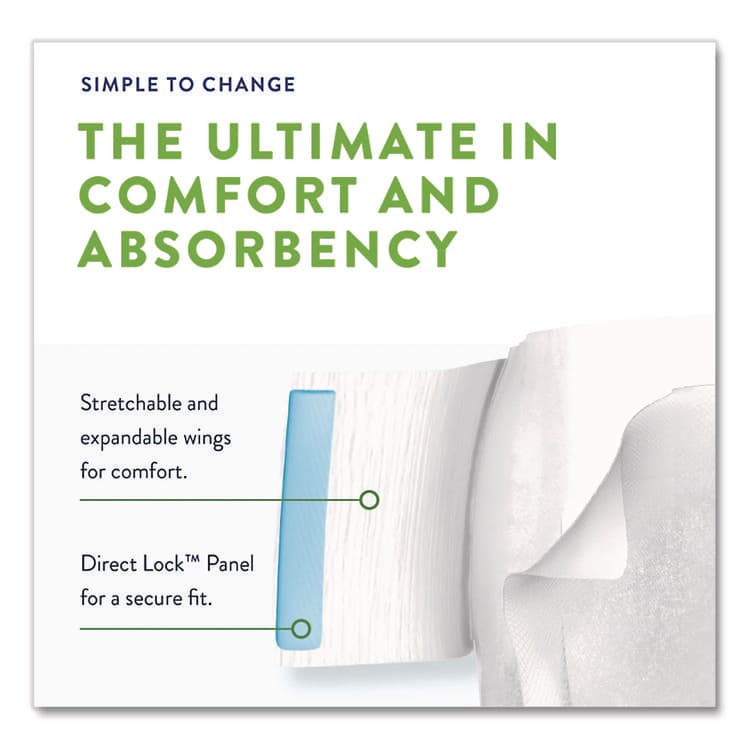 FIRST QUALITY PRODUCTS Per-Fit360 Degree Briefs, Maximum Plus Absorbency, Size 1, 26" to 48" Waist, 96/Carton (PVLPFNG012) thumbnail 3