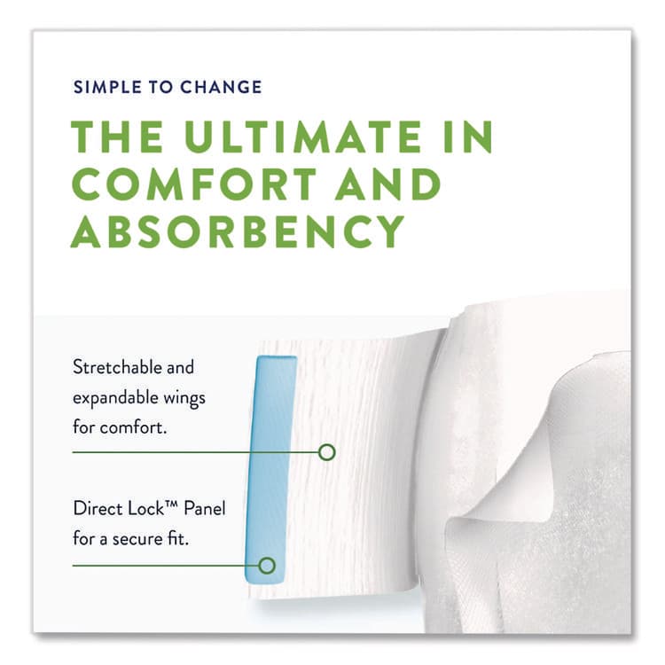 FIRST QUALITY PRODUCTS Per-Fit360 Degree Briefs, Maximum Plus Absorbency, Size 2, 45" to 62" Waist, 72/Carton (PVLPFNG013) thumbnail 3