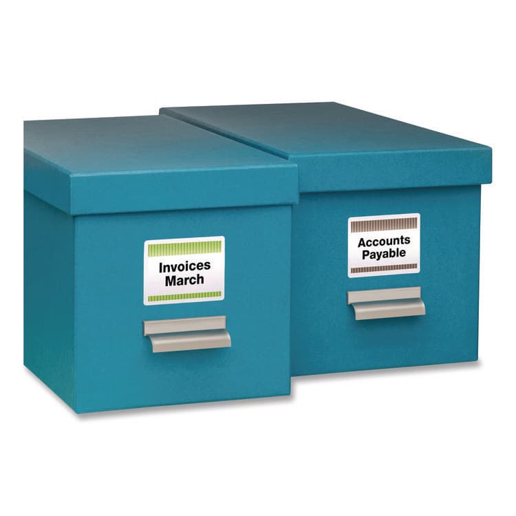 AVERY PRODUCTS CORPORATION Permanent ID Labels w/ Sure Feed Technology, Inkjet/Laser Printers, 2 x 2.63, White, 15/Sheet, 15 Sheets/Pack (AVE6572) thumbnail 2