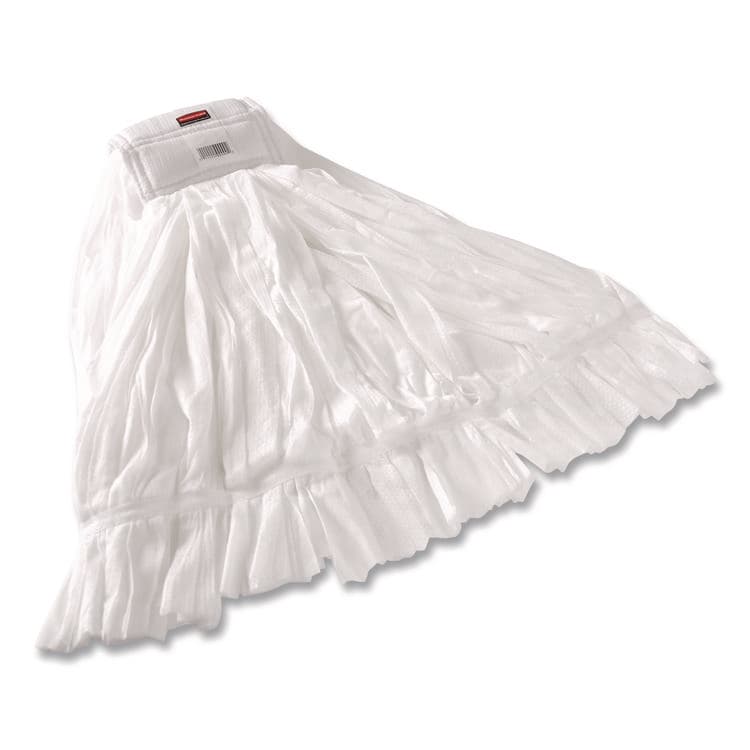 RUBBERMAID COMMERCIAL PROD. Disposable Mop, Nonwoven Fiber, #24, 5" Headband, White (RCP2025507) thumbnail 2