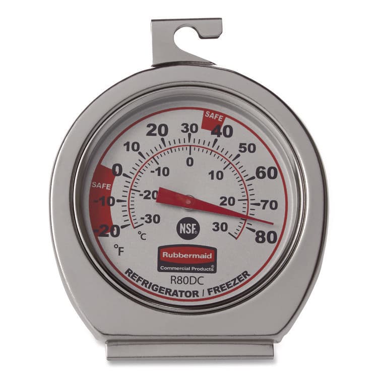 RUBBERMAID COMMERCIAL PROD. Refrigerator/Freezer Monitoring Thermometer, -20F to 80F (PELR80DC) thumbnail 3
