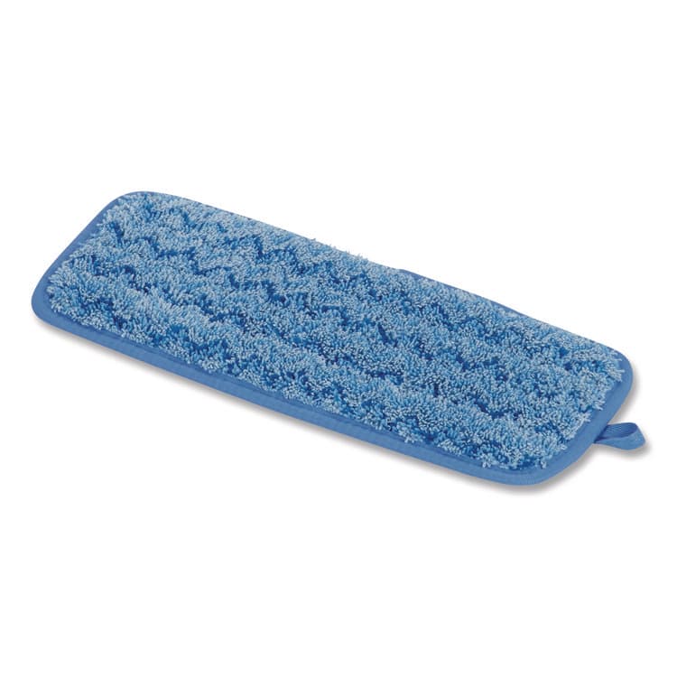 RUBBERMAID COMMERCIAL PROD. Microfiber Wall/Stair Wet Mopping Pad, 13.75 x 5.5 x 0.5, Blue (RCPQ820BLU) thumbnail 4