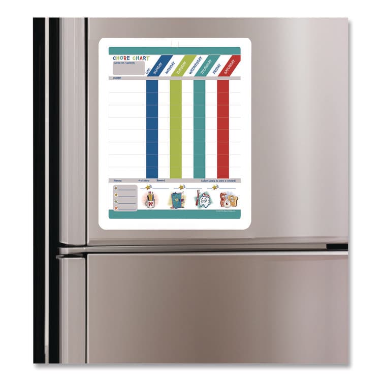 THE BOARD DUDES Magnetic Dry-Erase Colors Chore Chart, 11 x 14 (BDUDFB55) thumbnail 4