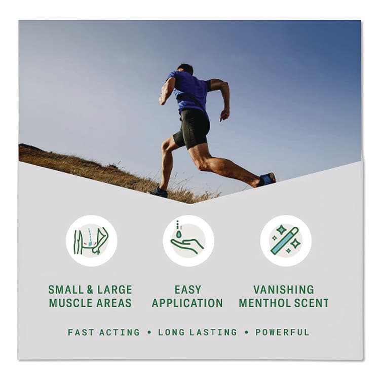 PERFORMANCE HEALTH Professional Green Topical Analgesic Pain Reliever Gel, 16 oz Pump (BIF13425) thumbnail 4