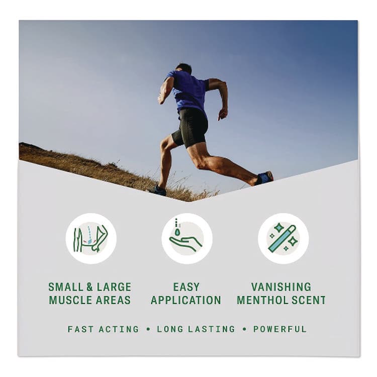 PERFORMANCE HEALTH Fast Acting Menthol Pain Relief Topical Analgesic, Colorless Gel, 32 oz Pump Bottle (BIF13431) thumbnail 4