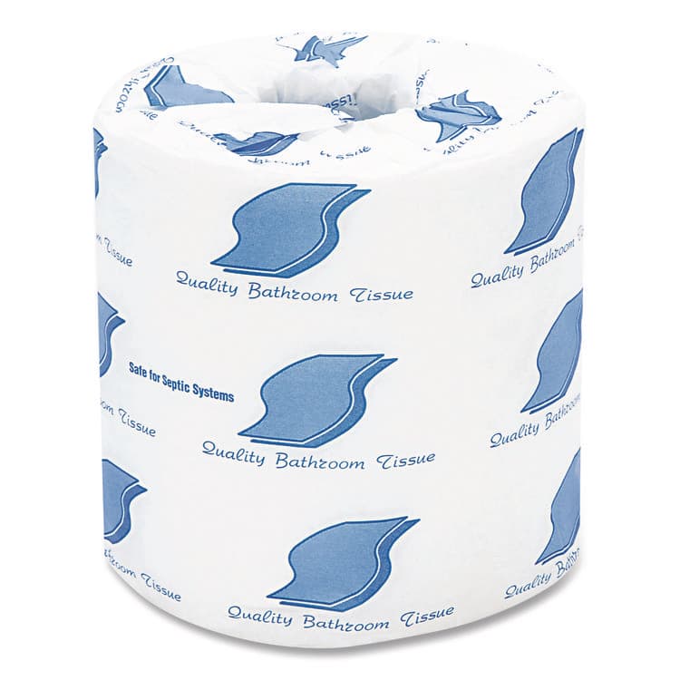 GEN Bath Tissue, Septic Safe, 2-Ply, White, 420 Sheets/Roll, 96 Rolls/Carton (GEN800)