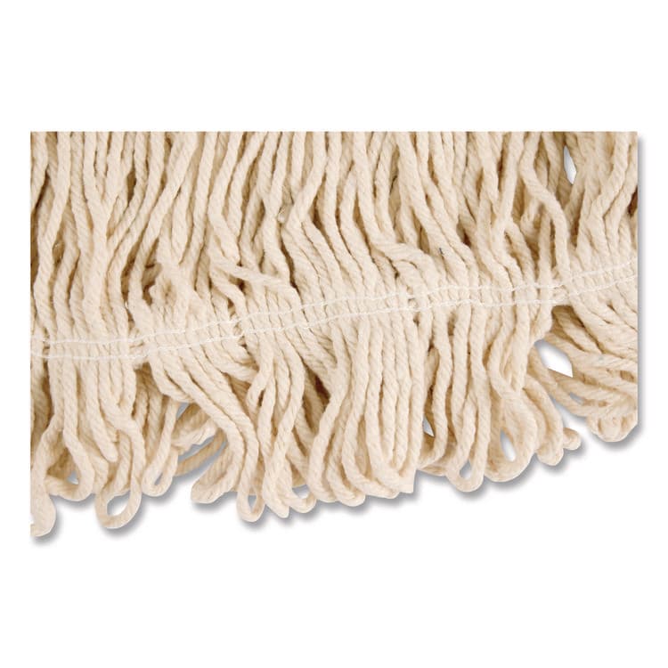 RUBBERMAID COMMERCIAL PROD. Super Stitch Blend Mop, Cotton/Synthetic, White (RCPD25306WE) thumbnail 3