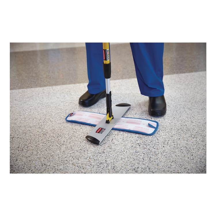 RUBBERMAID COMMERCIAL PROD. Microfiber Wet Mop Pad, 18", Blue (RCPFGQ41000BL00) thumbnail 4
