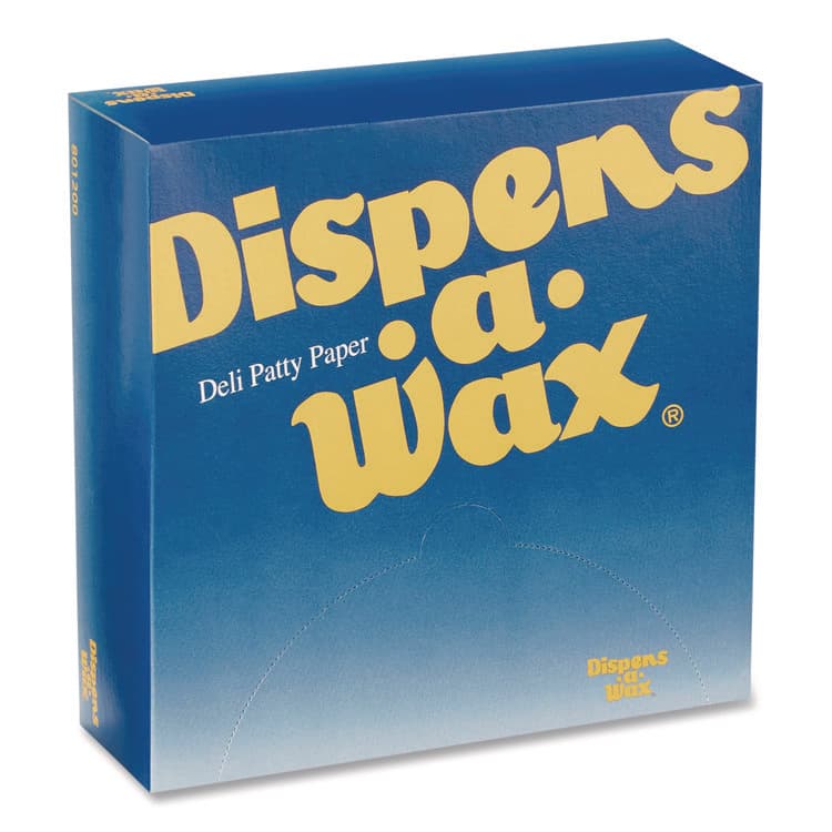 DIXIE FOOD SERVICE Dispens-A-Wax Waxed Deli Patty Paper, 6 x 6, 1,000/Box, 10 Boxes/Carton (DXE801200)