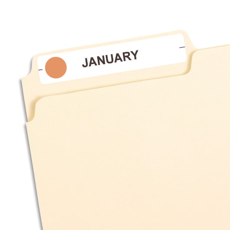 AVERY PRODUCTS CORPORATION Handwrite Only Self-Adhesive Removable Round Color-Coding Labels, 0.5" dia, Neon Orange, 60/Sheet, 14 Sheets/Pack, (5062) (AVE05062) thumbnail 2