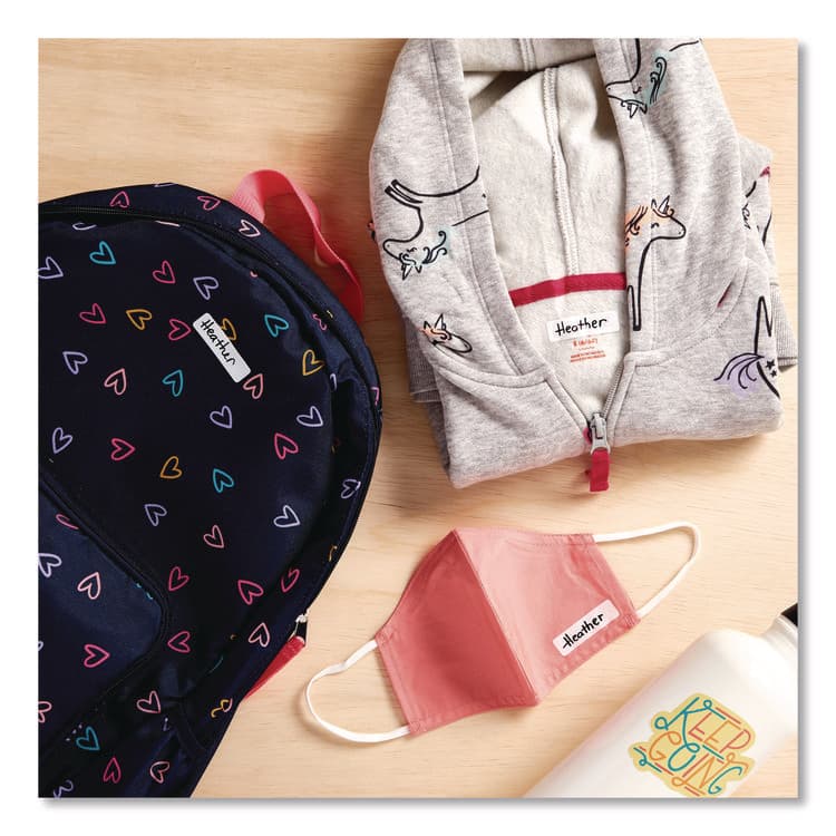 AVERY PRODUCTS CORPORATION No-Iron Fabric Labels, 0.5 x 1.75, White, 18/Sheet, 3 Sheets/Pack (AVE40720) thumbnail 2