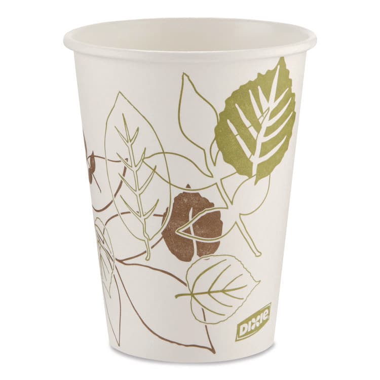 DIXIE FOOD SERVICE Pathways Paper Hot Cups, 12 oz, White/Brown, 50/Sleeve, 20 Sleeves/Carton (DXE2342PATH) thumbnail 2