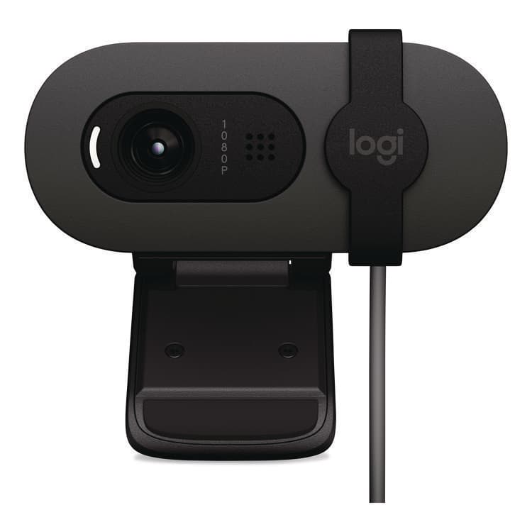 LOGITECH, . Brio 105 Business Webcam, 1920 pixels x 1080 pixels, 2 Mpixels, Black (LOG960001579)