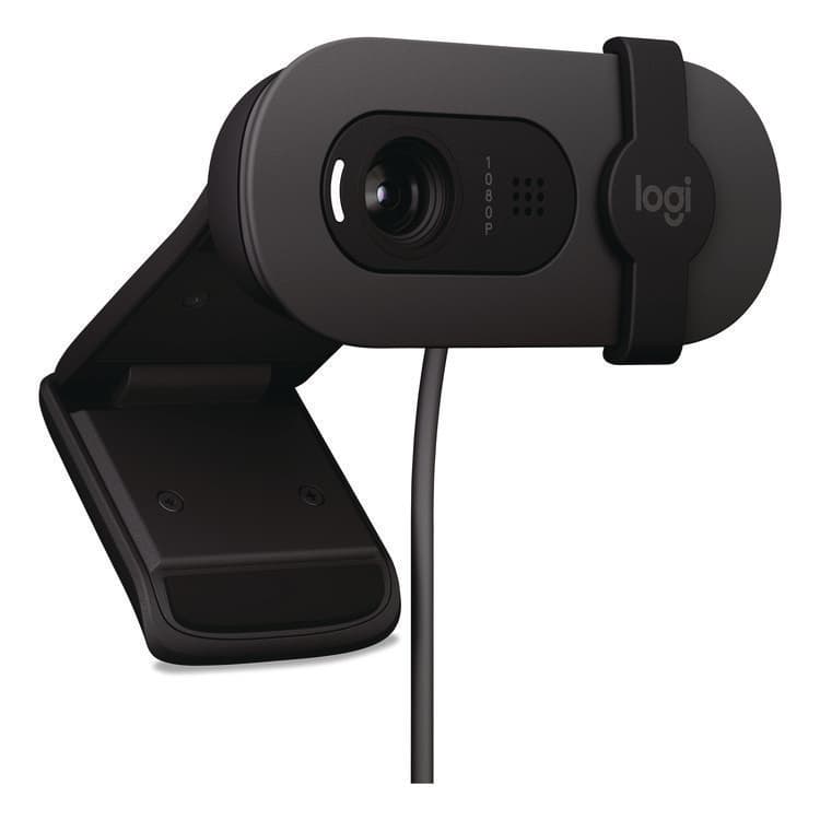 LOGITECH, . Brio 105 Business Webcam, 1920 pixels x 1080 pixels, 2 Mpixels, Black (LOG960001579) thumbnail 3