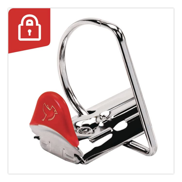 CARDINAL BRANDS . XtraLife ClearVue Non-Stick Slant-D Ring Binder, 3 Rings, 1.5" Capacity, 11 x 8.5, Black (CRD26311) thumbnail 4