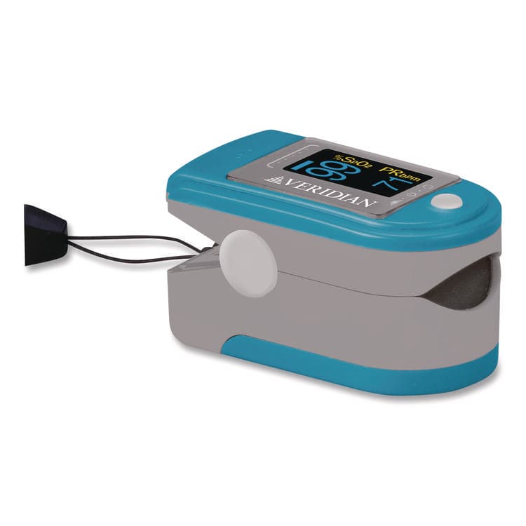 VERIDIAN HEALTHCARE Fingertip Pulse Oximeter, Blue/Gray (VRH1150D)