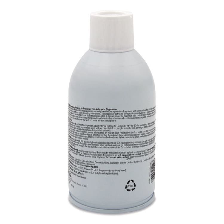 ZEP . Premium Metered Air Freshener Refill, Baby Powder, 7.1 oz Aerosol Spray (TMS1042686EA) thumbnail 3