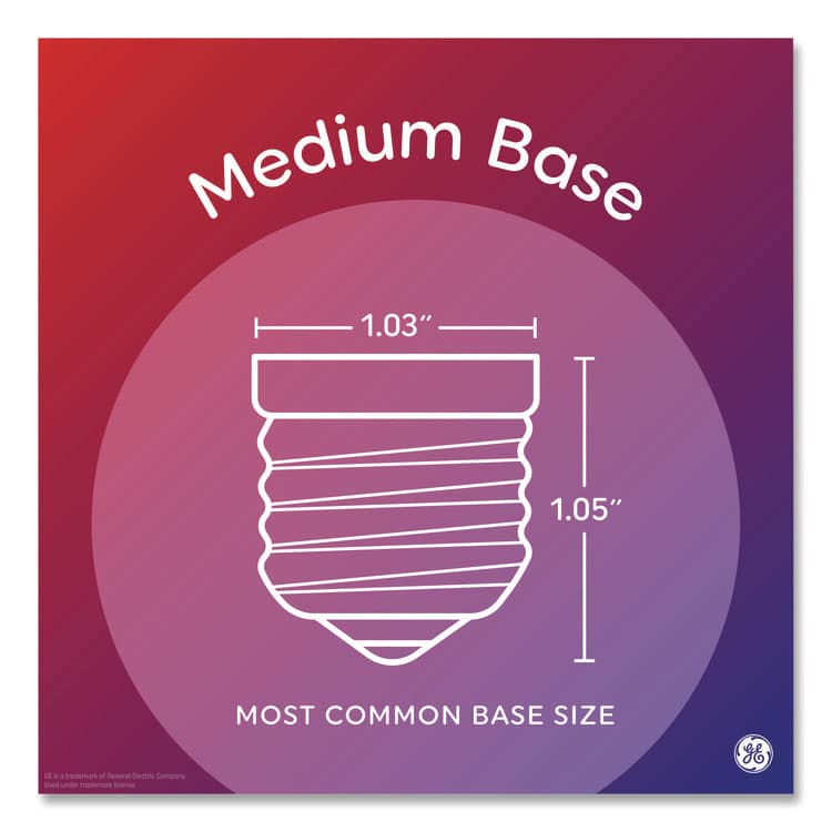 GENERAL ELECTRIC CO. Classic LED SW Non-Dim A19 Light Bulb, 10.5 W, Soft White, 4/Pack (GEL93131064) thumbnail 4