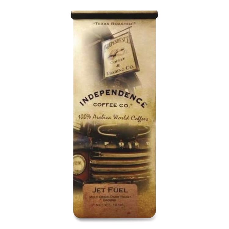 INDEPENDENCE COFFEE CO. Jet Fuel Ground Coffee, 12 oz Packet (ICCICF73109)
