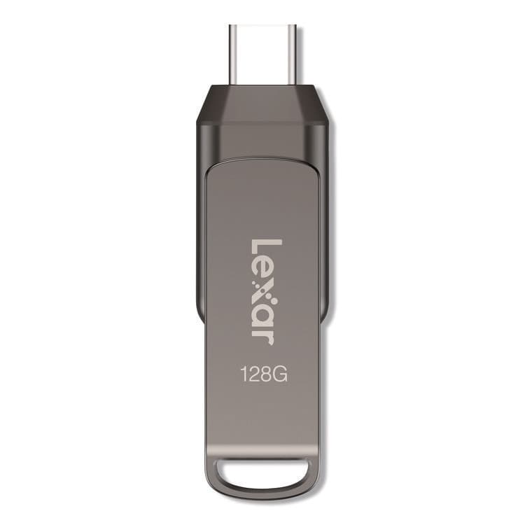 LEXAR MEDIA . JumpDrive D400 USB 3.1 Flash Drive, 128 GB, Titanium (LXRLJDD400128GB) thumbnail 4