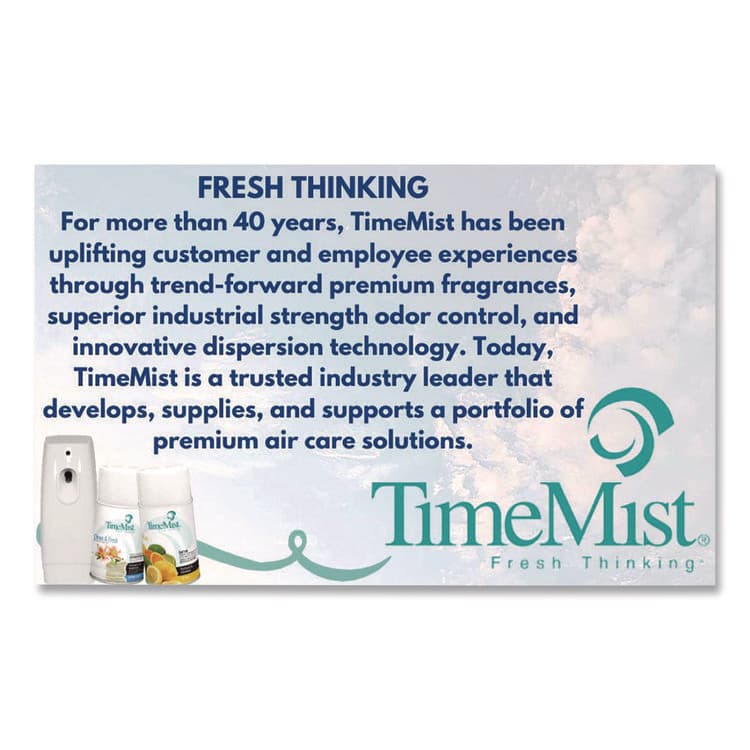 ZEP . Premium Metered Air Freshener Refill, Lavender Lemonade, 7.1 oz Aerosol Spray, 12/Carton (TMS1042757) thumbnail 4