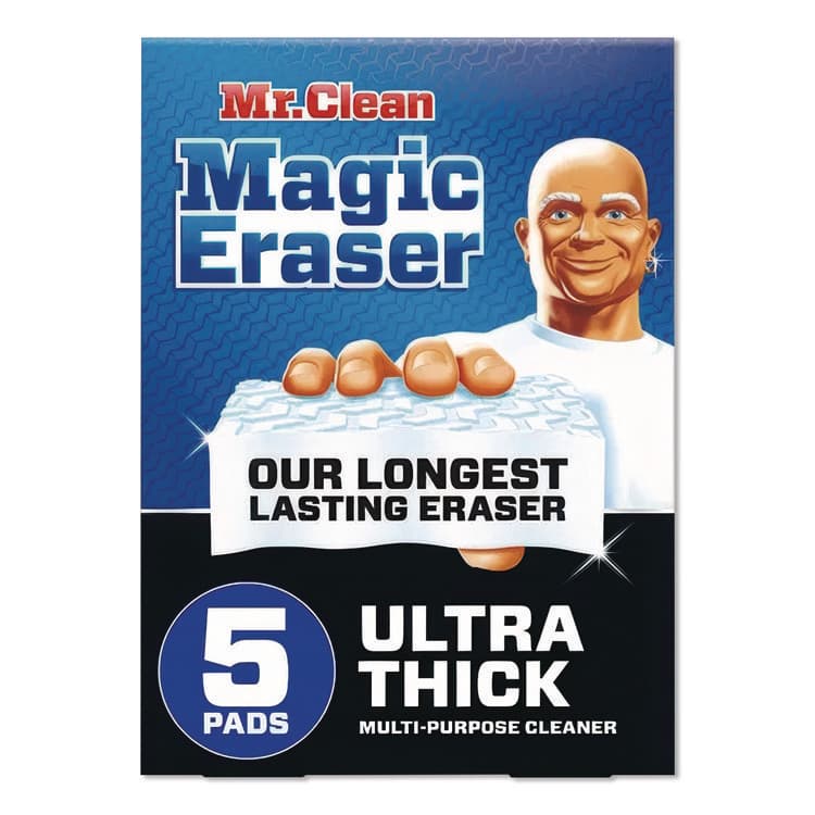 PROCTER & GAMBLE Magic Eraser Ultra Thick, White, 5/Pack (PGC12413PK)