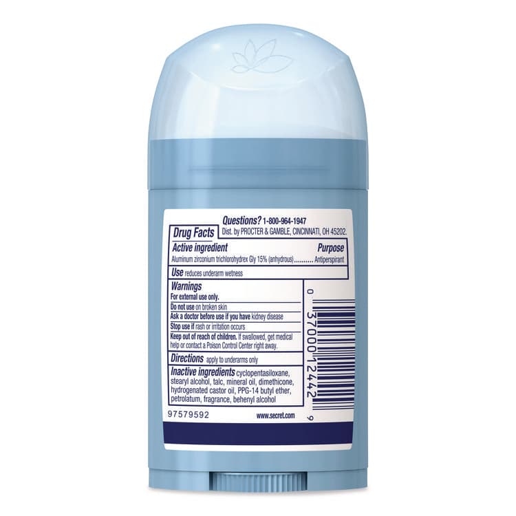 PROCTER & GAMBLE Invisible Solid Anti-Perspirant and Deodorant, Powder Fresh Scent, 1.7 oz Stick (PGC12442) thumbnail 2