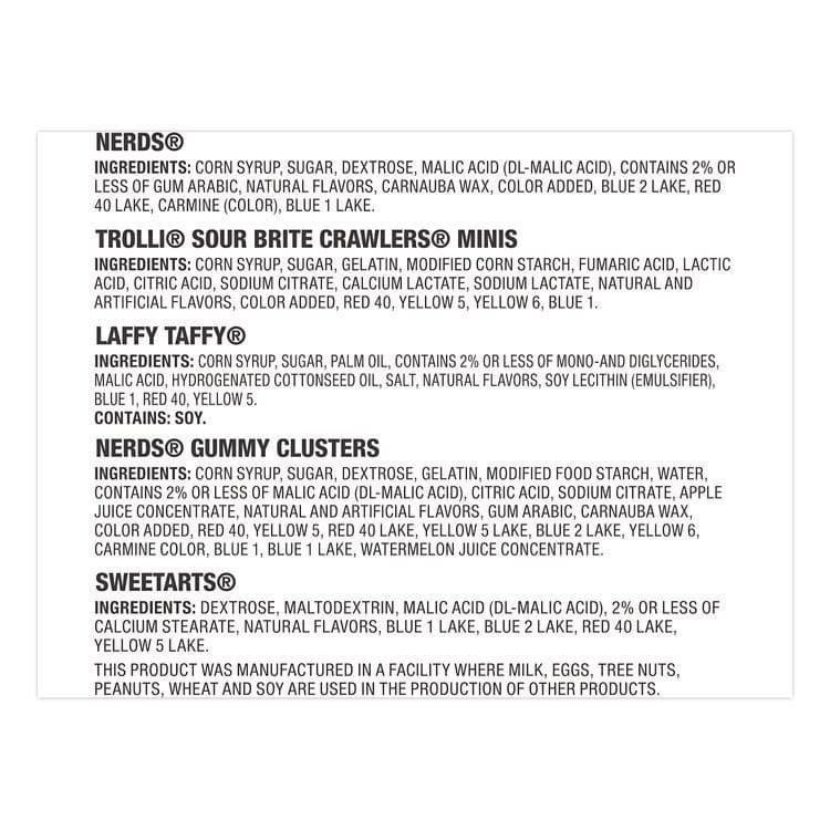 FERRARA CANDY CO Party Mix Stand-Up Bag, 75 Pieces, Assorted Flavors, 1.7 lb Bag (SWVFER07938) thumbnail 4