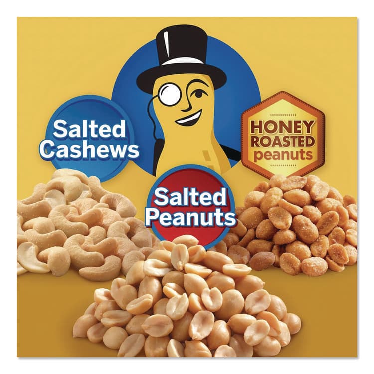 KRAFT FOODS, Salted Nuts Variety Pack, Assorted Flavors, 1.5 oz/1.75 oz Packs, 24/Carton (PTN884624) thumbnail 2
